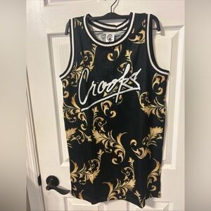 Crooks & Castles Basketball Jersey Tank Top Med